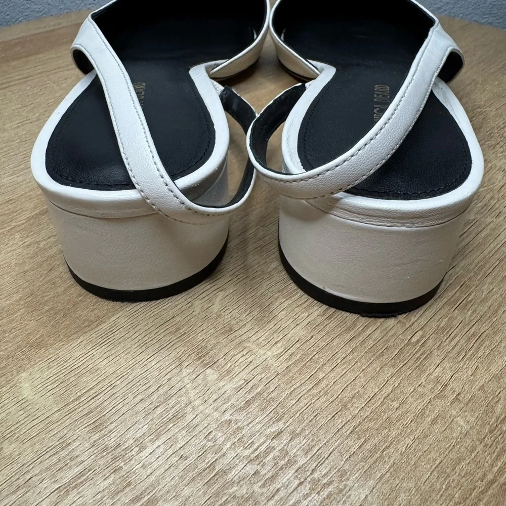 Veronica Beard Cecile Leather Cap-toe Slingback - Picture 8 of 11